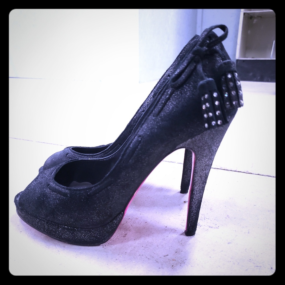 Betsey Johnson Peep Toe Pumps